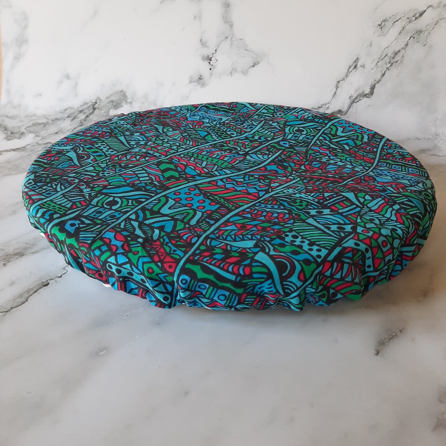 Charlotte couvre plat, couvre bol réutilisable Coton et PUL Taille L - Emilie