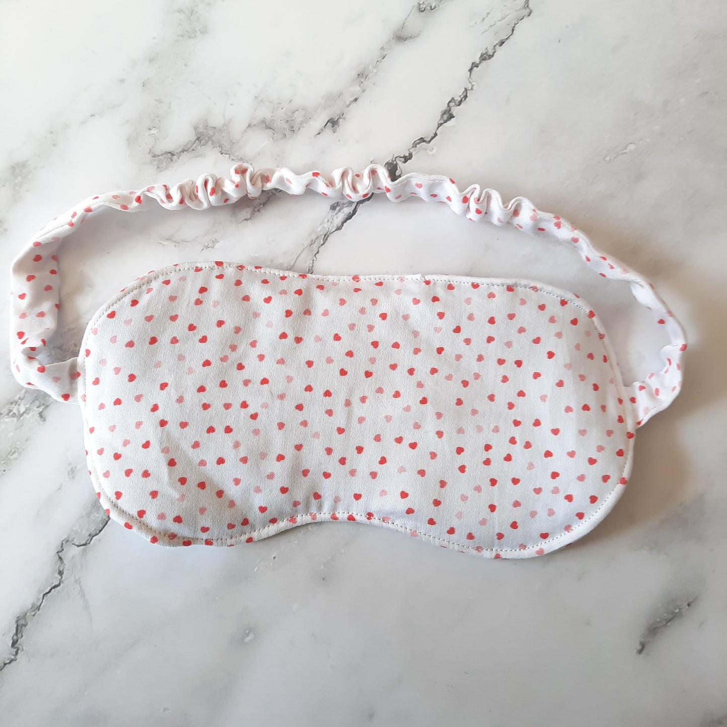 Masque de Nuit Occultant Adulte en coton pour un Sommeil Réparateur - Petits Coeurs