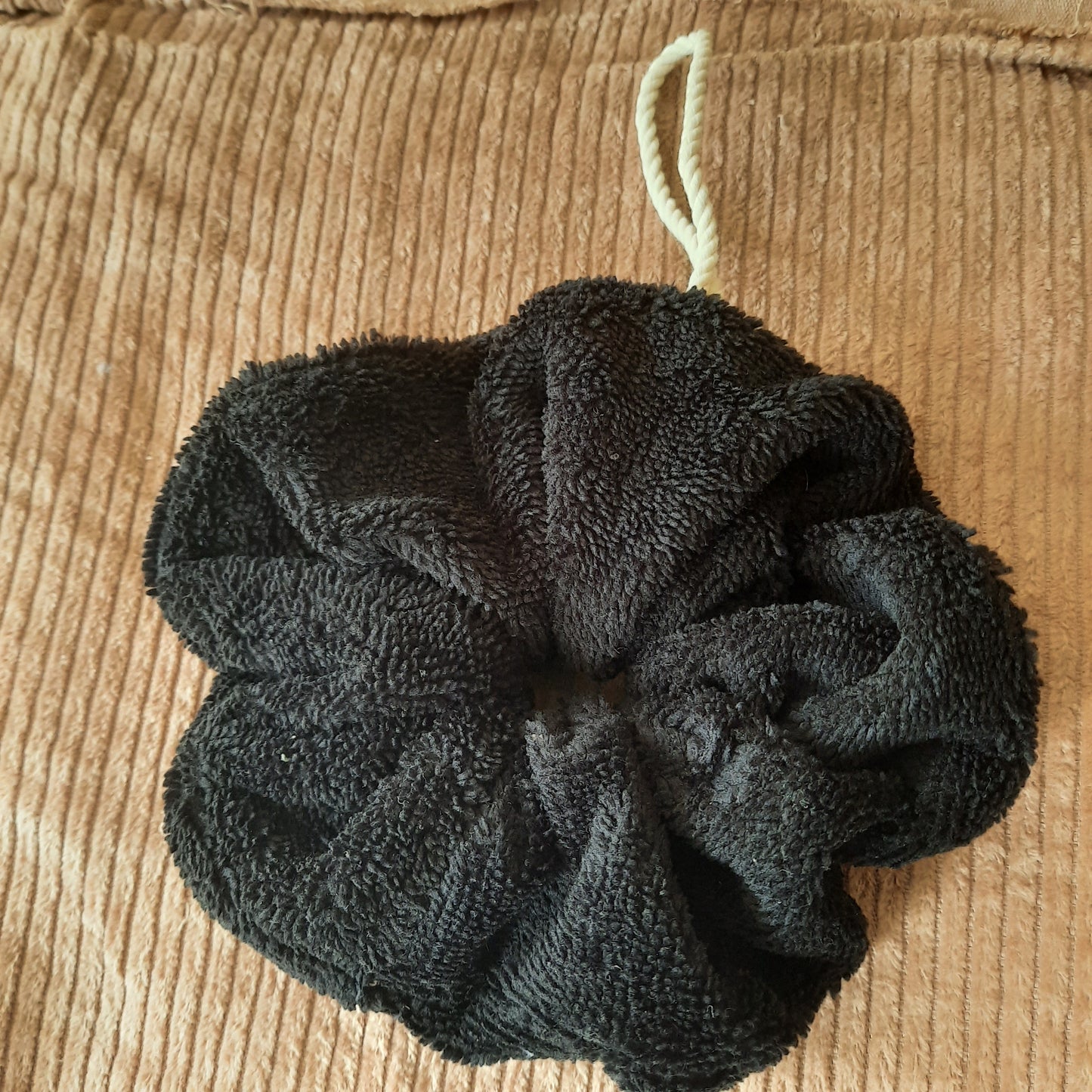 Fleur de douche lavable en éponge bambou