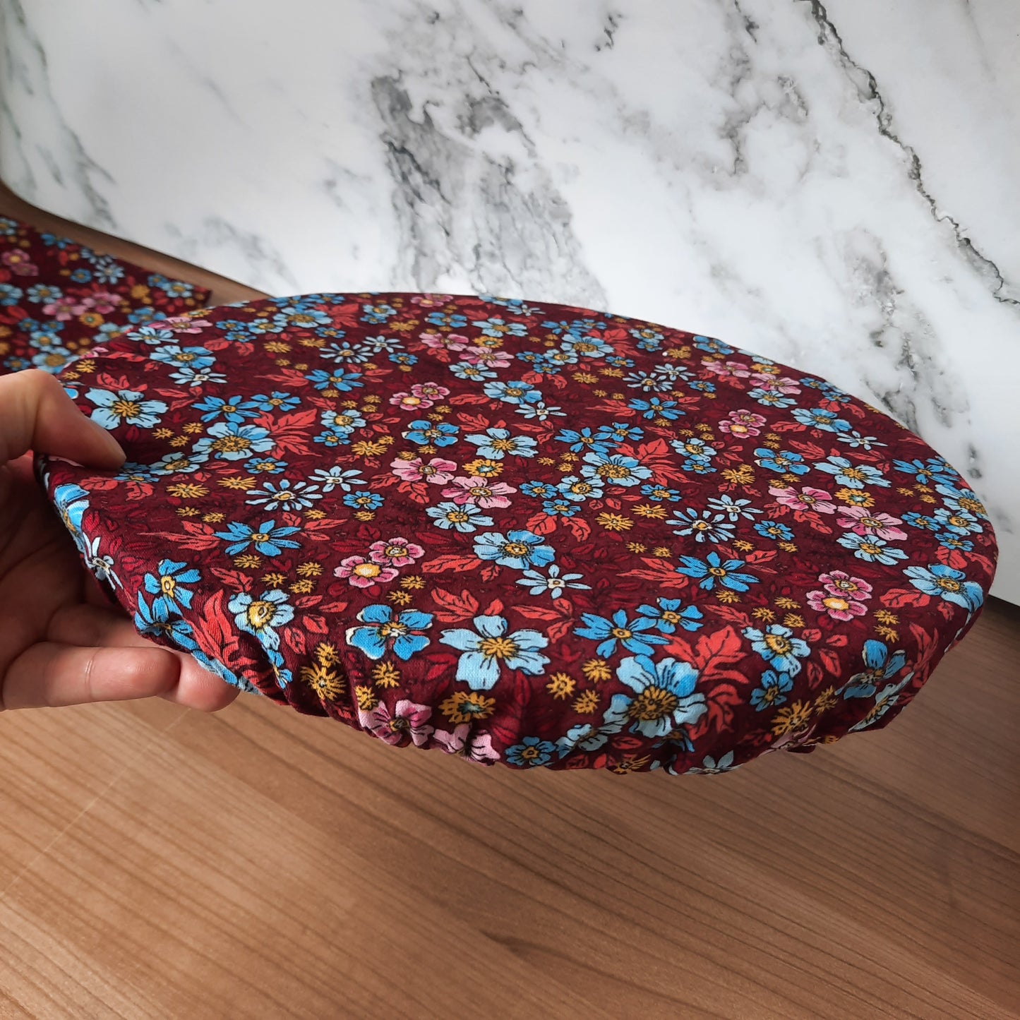 Coffret "À Table avec Maman" - Sac à tarte réutilisable et sa charlotte alimentaire zéro déchet assortie