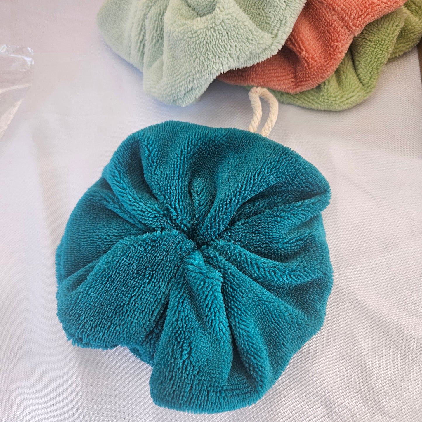 Fleur de douche en éponge bambou