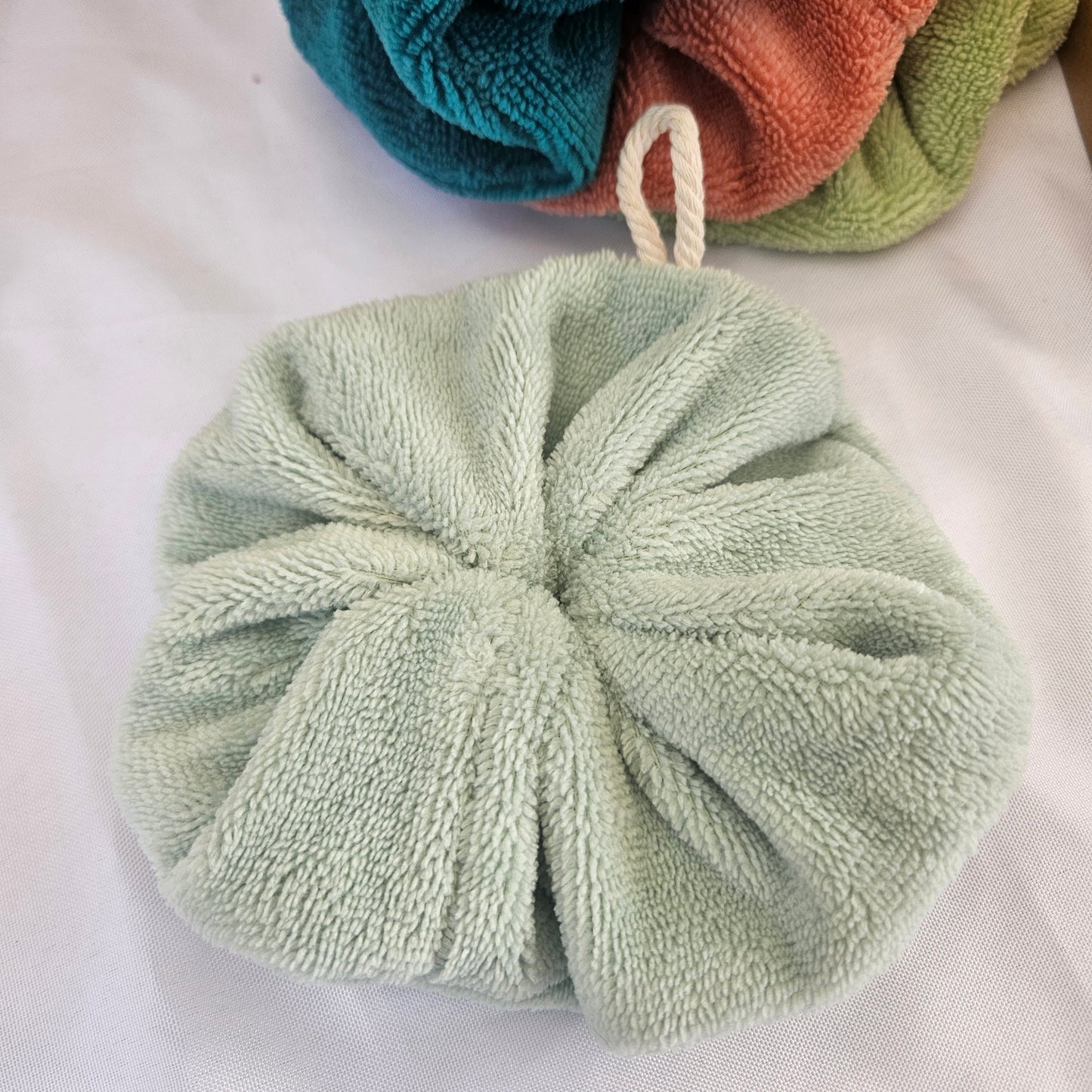 Fleur de douche en éponge bambou
