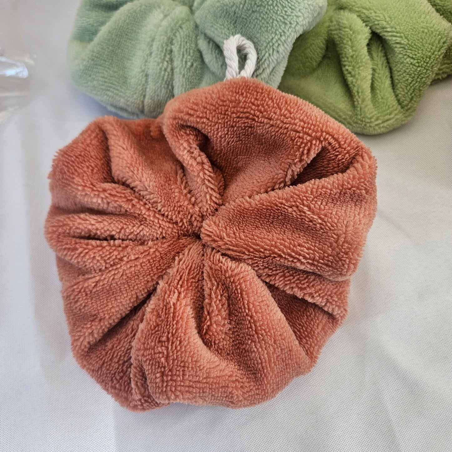 Fleur de douche en éponge bambou