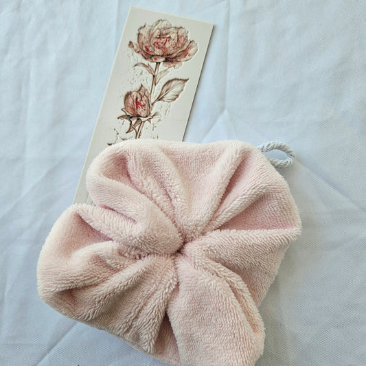 Fleur de douche en éponge bambou