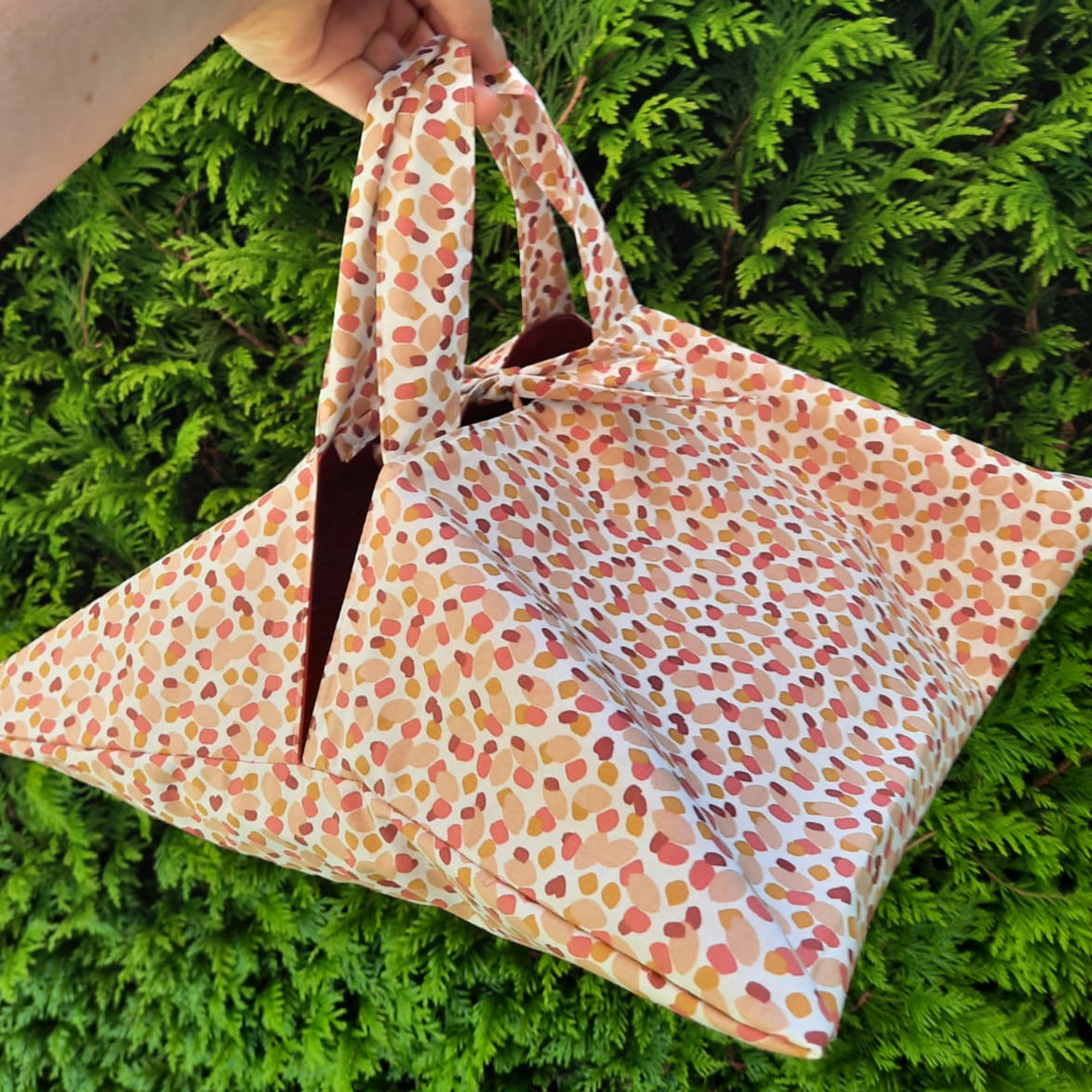 Sac à tarte réutilisable en tissu, pratique et durable